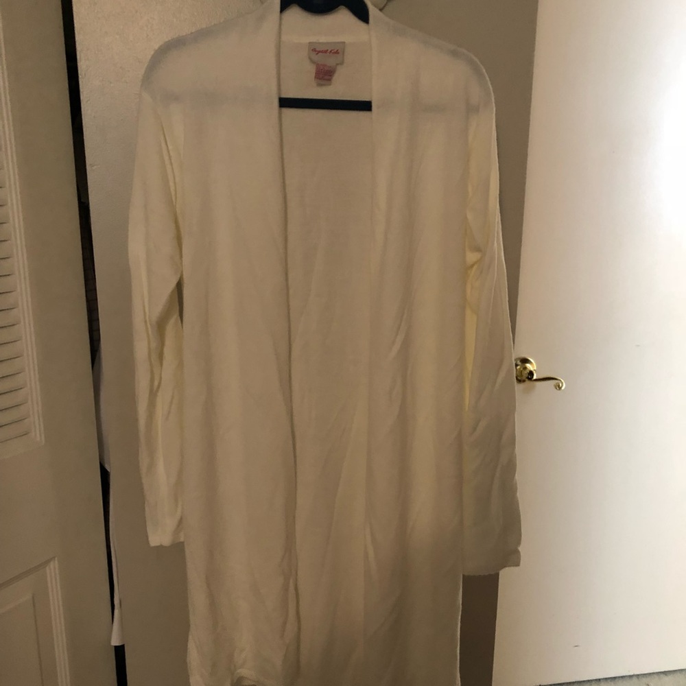 ❄️ Winter ❄️ White Long Cardigan